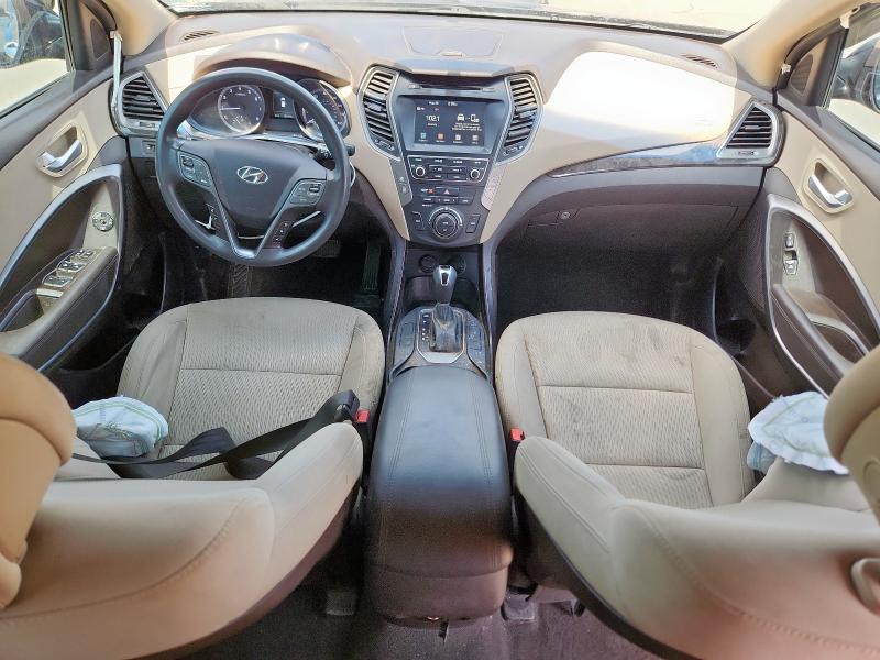 5NMZUDLB9HH029699 - 2017 HYUNDAI SANTA FE S შავი ფოტო 8