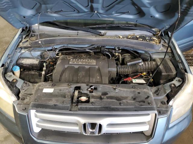 5FNYF18588B030870 - 2008 HONDA PILOT EXL ლურჯი ფოტო 12