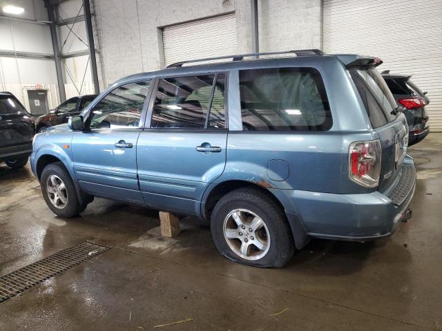 5FNYF18588B030870 - 2008 HONDA PILOT EXL ლურჯი ფოტო 2