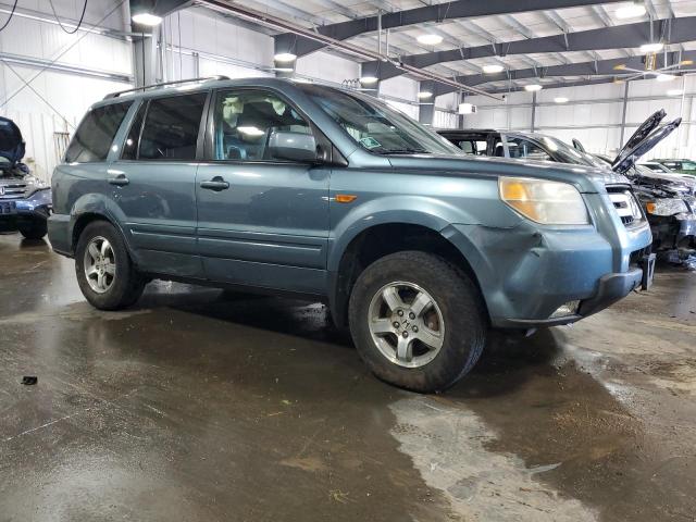 5FNYF18588B030870 - 2008 HONDA PILOT EXL ლურჯი ფოტო 4