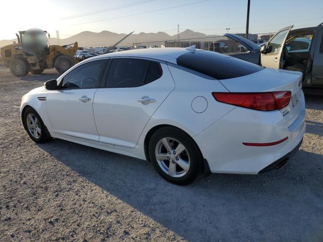 KNAGM4A79F5628380 - 2015 KIA OPTIMA LX WHITE photo 2