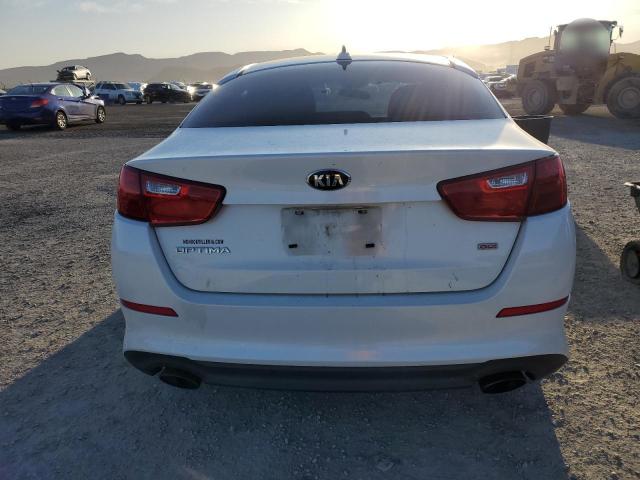 KNAGM4A79F5628380 - 2015 KIA OPTIMA LX WHITE photo 6