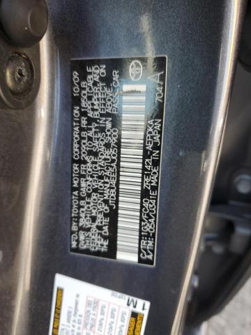 JTDBU4EE5AJ057900 - 2010 TOYOTA COROLLA BASE Сұр фото 13