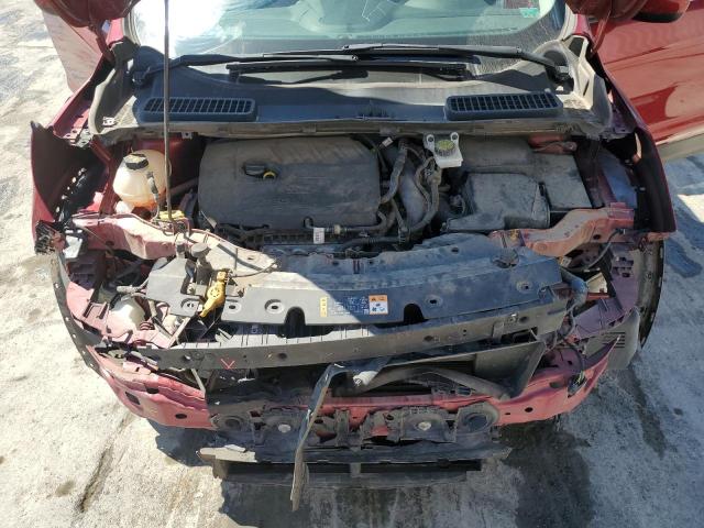 1FMCU9HD8JUC74906 - 2018 FORD ESCAPE SEL Czerwony zdjęcie 12