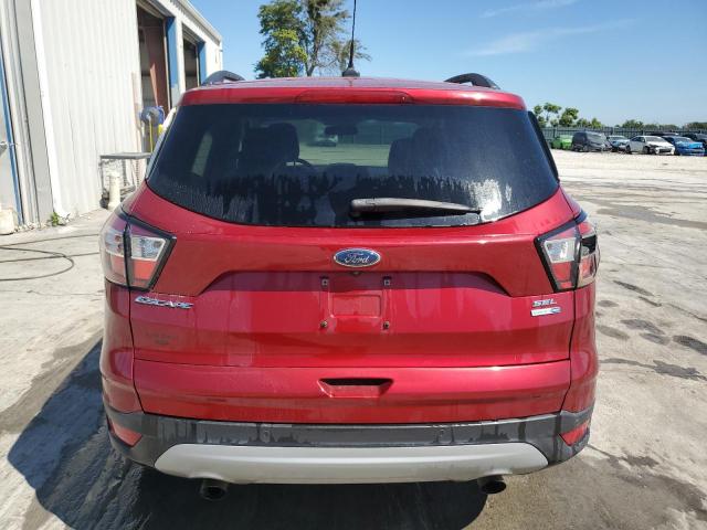 1FMCU9HD8JUC74906 - 2018 FORD ESCAPE SEL Czerwony zdjęcie 6