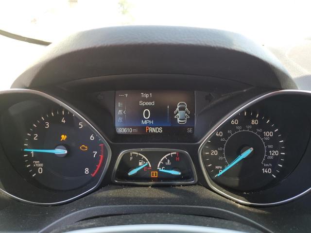 1FMCU9HD8JUC74906 - 2018 FORD ESCAPE SEL Czerwony zdjęcie 9