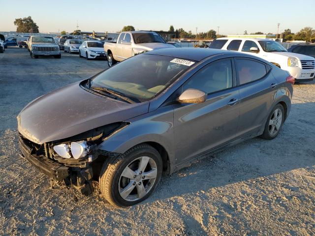 5NPDH4AE4DH275441 - 2013 HYUNDAI ELANTRA GLS GRAY photo 1