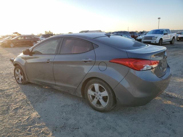 5NPDH4AE4DH275441 - 2013 HYUNDAI ELANTRA GLS GRAY photo 2