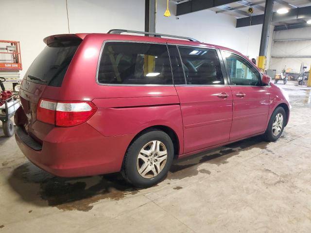 5FNRL38406B442813 - 2006 HONDA ODYSSEY EX MAROON photo 3