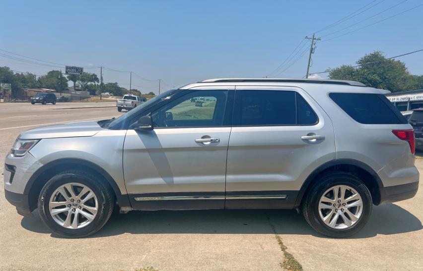 1FM5K8D84JGC16050 - 2018 FORD EXPLORER XLT ვერცხლისფერი ფოტო 11