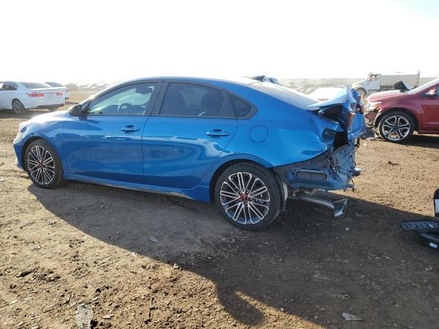 3KPF44AC3NE492763 - 2022 KIA FORTE GT BLUE photo 2