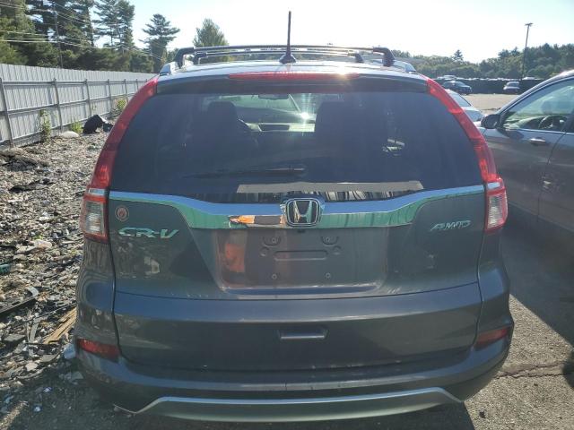 5J6RM4H70GL001494 - 2016 HONDA CR-V EXL GRAY photo 6