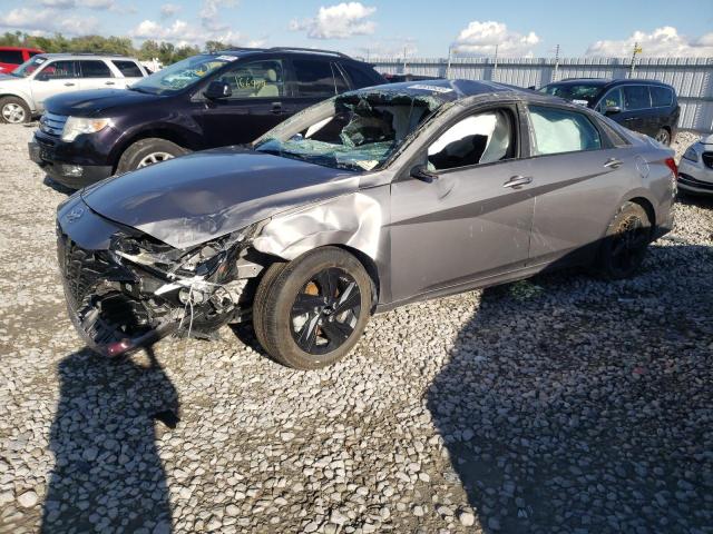 KMHLM4AG6PU537197 - 2023 HYUNDAI ELANTRA SEL SILVER photo 1