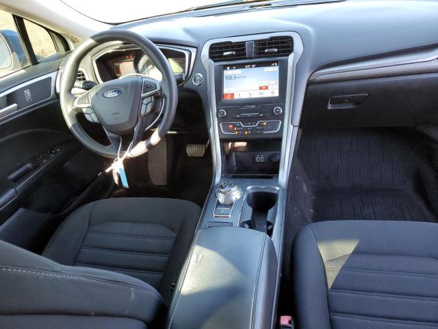 3FA6P0T90KR252629 - 2019 FORD FUSION SE BLUE photo 8