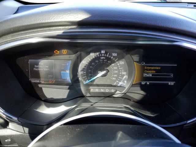 3FA6P0T90KR252629 - 2019 FORD FUSION SE BLUE photo 9