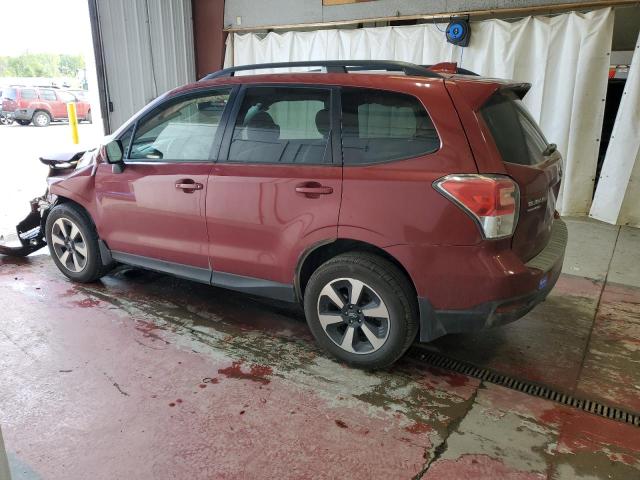 JF2SJAEC6HG575187 - 2017 SUBARU FORESTER 2.5I PREMIUM ბურგუნდია ფოტო 2