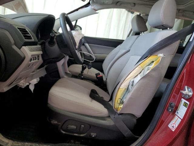 JF2SJAEC6HG575187 - 2017 SUBARU FORESTER 2.5I PREMIUM ბურგუნდია ფოტო 7