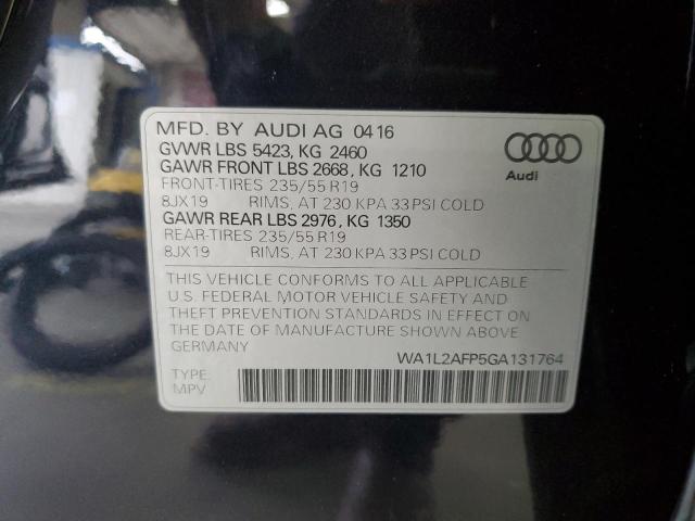 WA1L2AFP5GA131764 - 2016 AUDI Q5 PREMIUM PLUS Qara foto 13