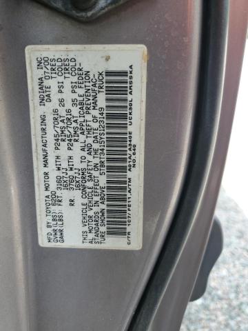 5TBRT3415YS123149 - 2000 TOYOTA TUNDRA ACCESS CAB Сұр фото 12