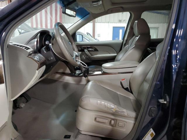 2HNYD2H27BH534906 - 2011 ACURA MDX BLUE photo 7