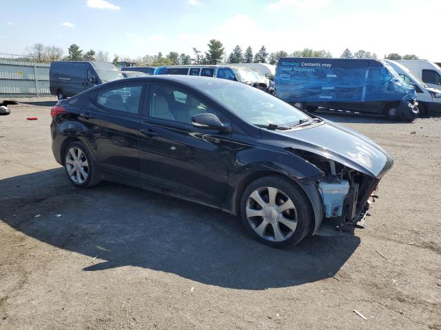 5NPDH4AE4BH021001 - 2011 HYUNDAI ELANTRA GLS BLACK photo 4