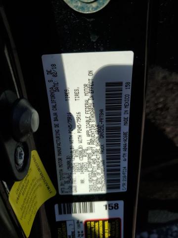 3TMAZ5CN9JM057665 - 2018 TOYOTA TACOMA DOUBLE CAB أسود صورة 12