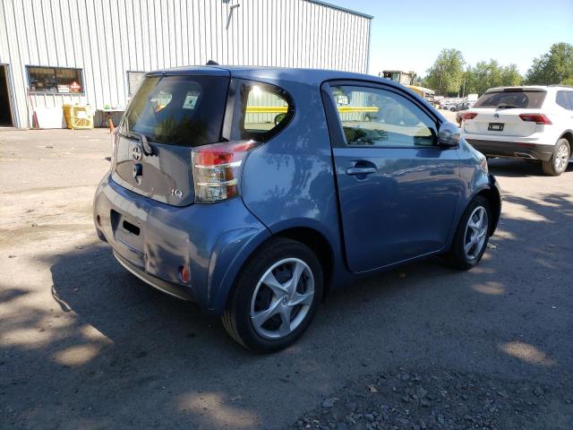 JTNJJXB00DJ025628 - 2013 TOYOTA SCION IQ BLUE photo 3