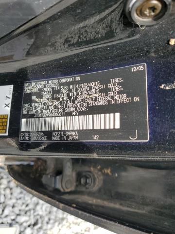 JTLKT324964060611 - 2006 TOYOTA SCION XB 黑色 照片 12