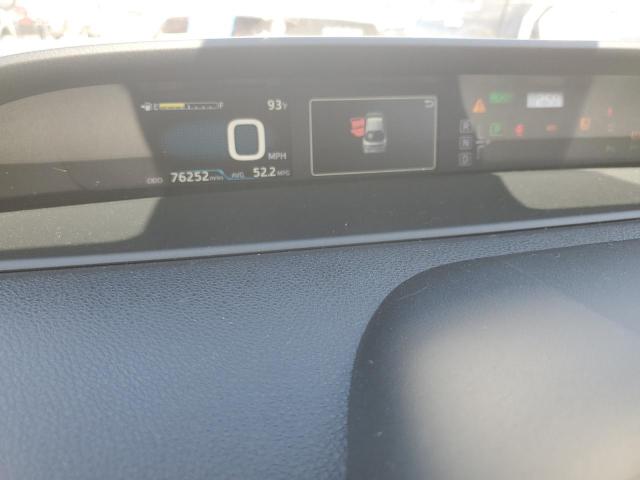 JTDKARFU6J3061499 - 2018 TOYOTA PRIUS ვერცხლისფერი ფოტო 9