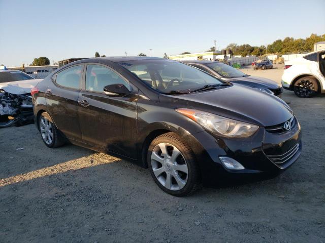 KMHDH4AE6CU404862 - 2012 HYUNDAI ELANTRA GLS BLACK photo 4