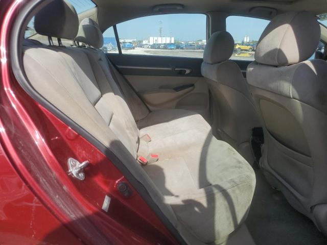 2HGFA16849H335993 - 2009 HONDA CIVIC EX BURGUNDY photo 10