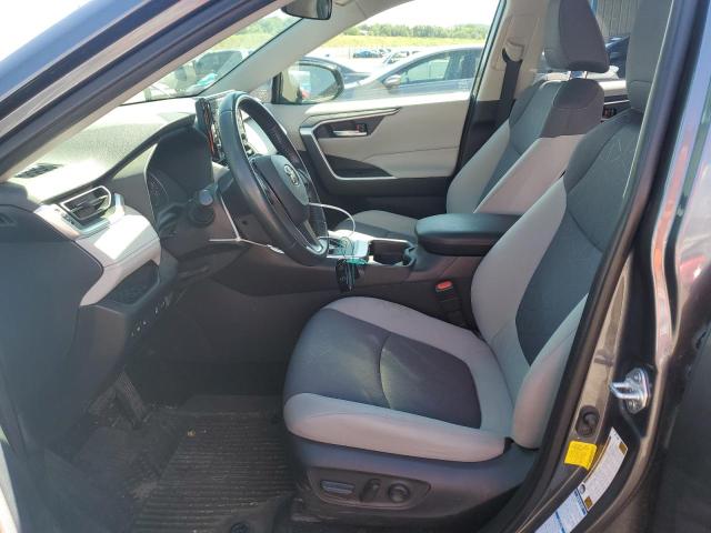 JTMRWRFV9MD115725 - 2021 TOYOTA RAV4 XLE GRAY photo 7