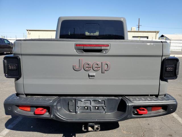 1C6JJTBG0LL133963 - 2020 JEEP GLADIATOR RUBICON GRAY photo 6