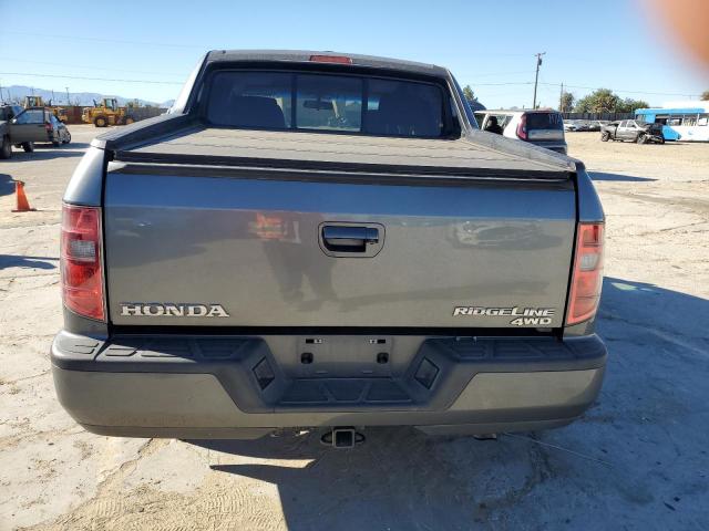 5FPYK16509B101485 - 2009 HONDA RIDGELINE RTL GRAY photo 6