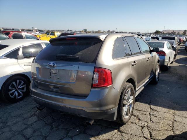 2FMDK3J95DBC54619 - 2013 FORD EDGE SEL GRAY photo 3