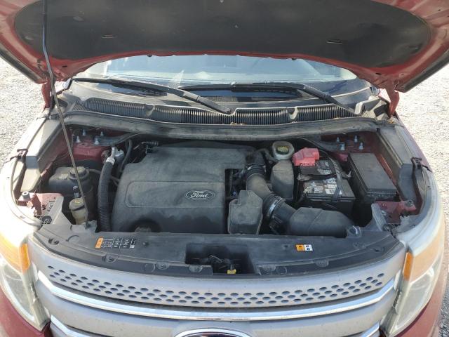 1FM5K7B83DGB86847 - 2013 FORD EXPLORER წითელი ფოტო 12