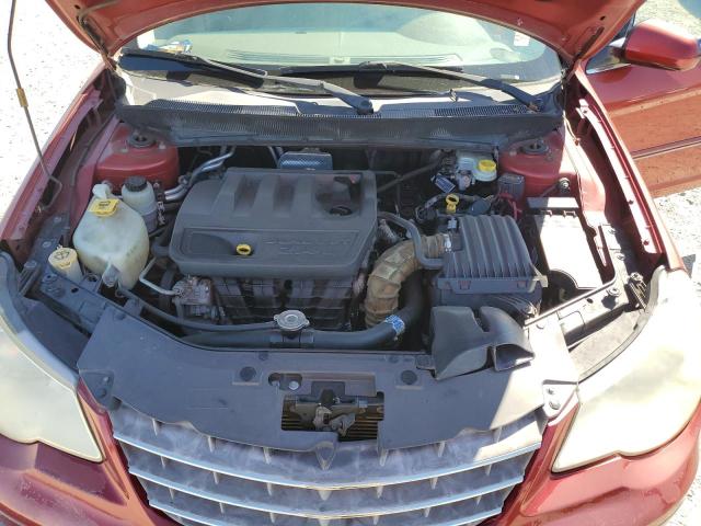 1C3LC46K97N552702 - 2007 CHRYSLER SEBRING RED photo 11