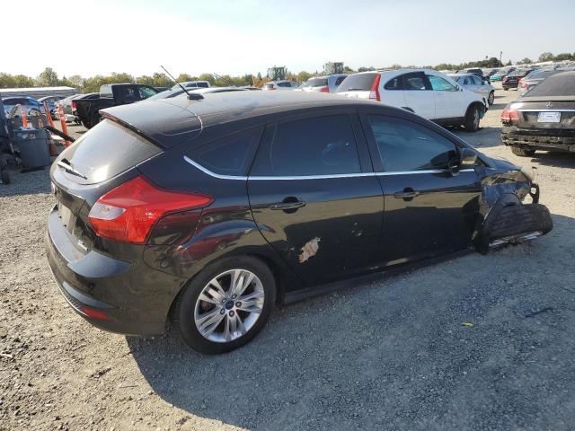 1FAHP3M28CL385294 - 2012 FORD FOCUS SEL BLACK photo 3