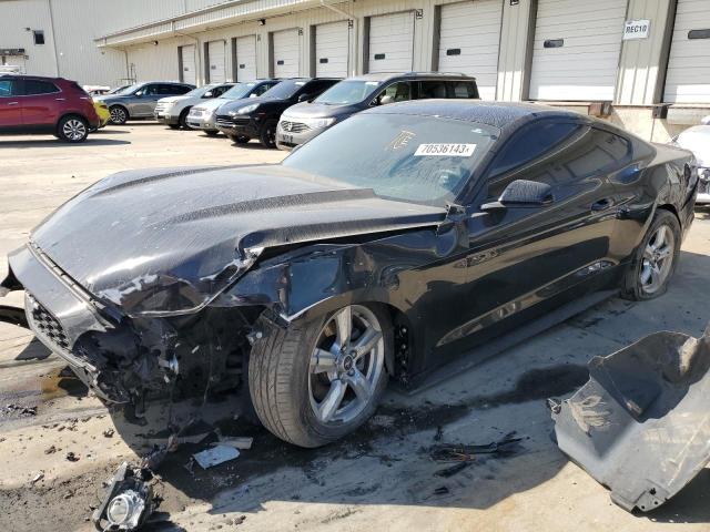 1FA6P8AM8F5360690 - 2015 FORD MUSTANG BLACK photo 1