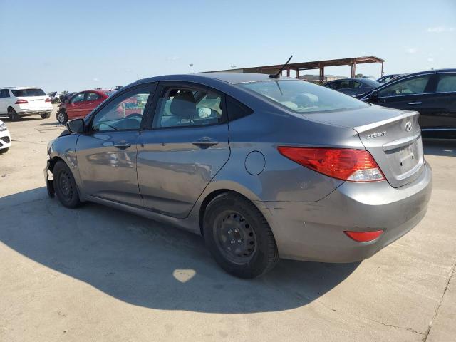 KMHCT4AE4EU670913 - 2014 HYUNDAI ACCENT GLS GRAY photo 2