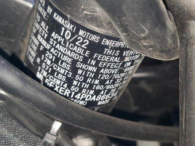 ML5EXER14PDA86634 - 2023 KAWASAKI EX650 R GRAY photo 10