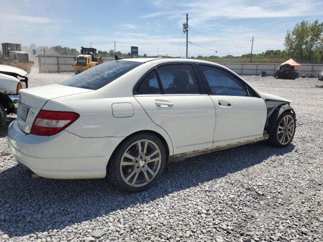 WDDGF5EB4BA528308 - 2011 MERCEDES-BENZ C 300 WHITE photo 3