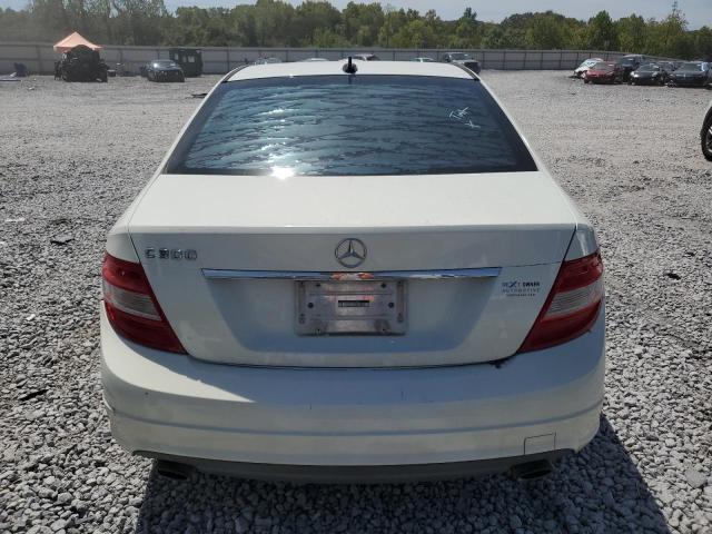 WDDGF5EB4BA528308 - 2011 MERCEDES-BENZ C 300 WHITE photo 6