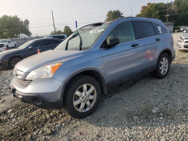 JHLRE38598C003468 - 2008 HONDA CR-V EX BLUE photo 1