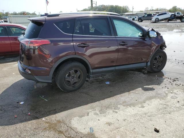 2T3ZFREVXJW443641 - 2018 TOYOTA RAV4 LE MAROON photo 3