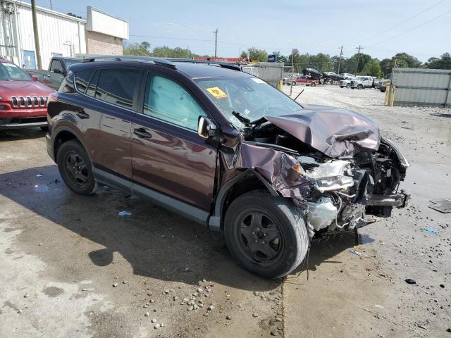 2T3ZFREVXJW443641 - 2018 TOYOTA RAV4 LE MAROON photo 4