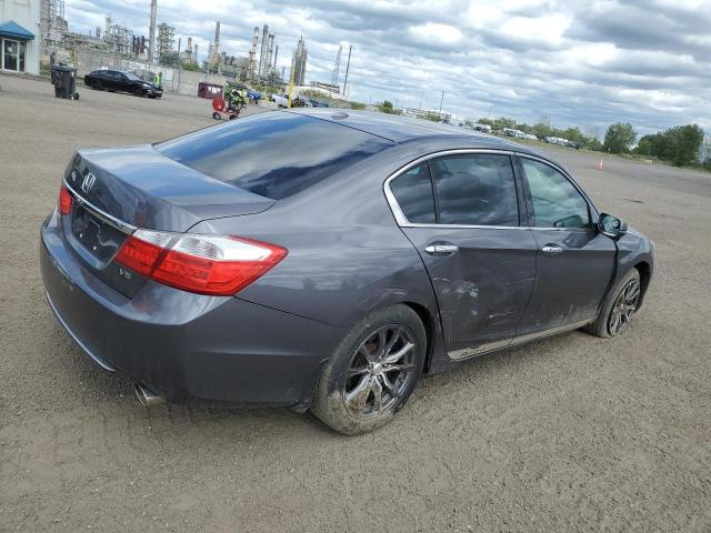 1HGCR3F89DA800721 - 2013 HONDA ACCORD EXL GRAY photo 3