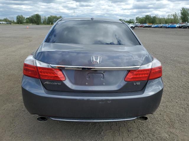 1HGCR3F89DA800721 - 2013 HONDA ACCORD EXL GRAY photo 6