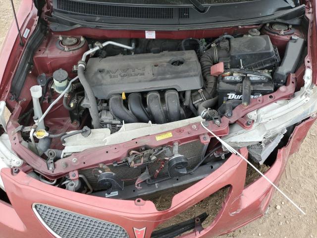 5Y2SL63865Z483906 - 2005 PONTIAC VIBE RED photo 11