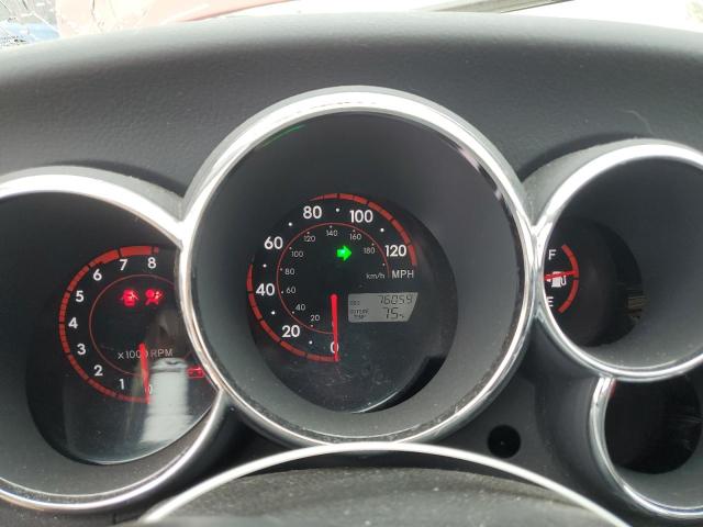 5Y2SL63865Z483906 - 2005 PONTIAC VIBE RED photo 9